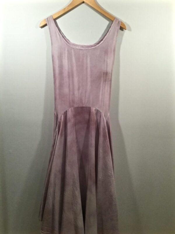 Robin Kaplan / Silk Garden Dress / Lavender - Karen Allen Fiber Arts