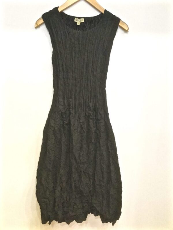 Alquema / Smash Pocket Sleeveless Dress / Black - Karen Allen Fiber Arts