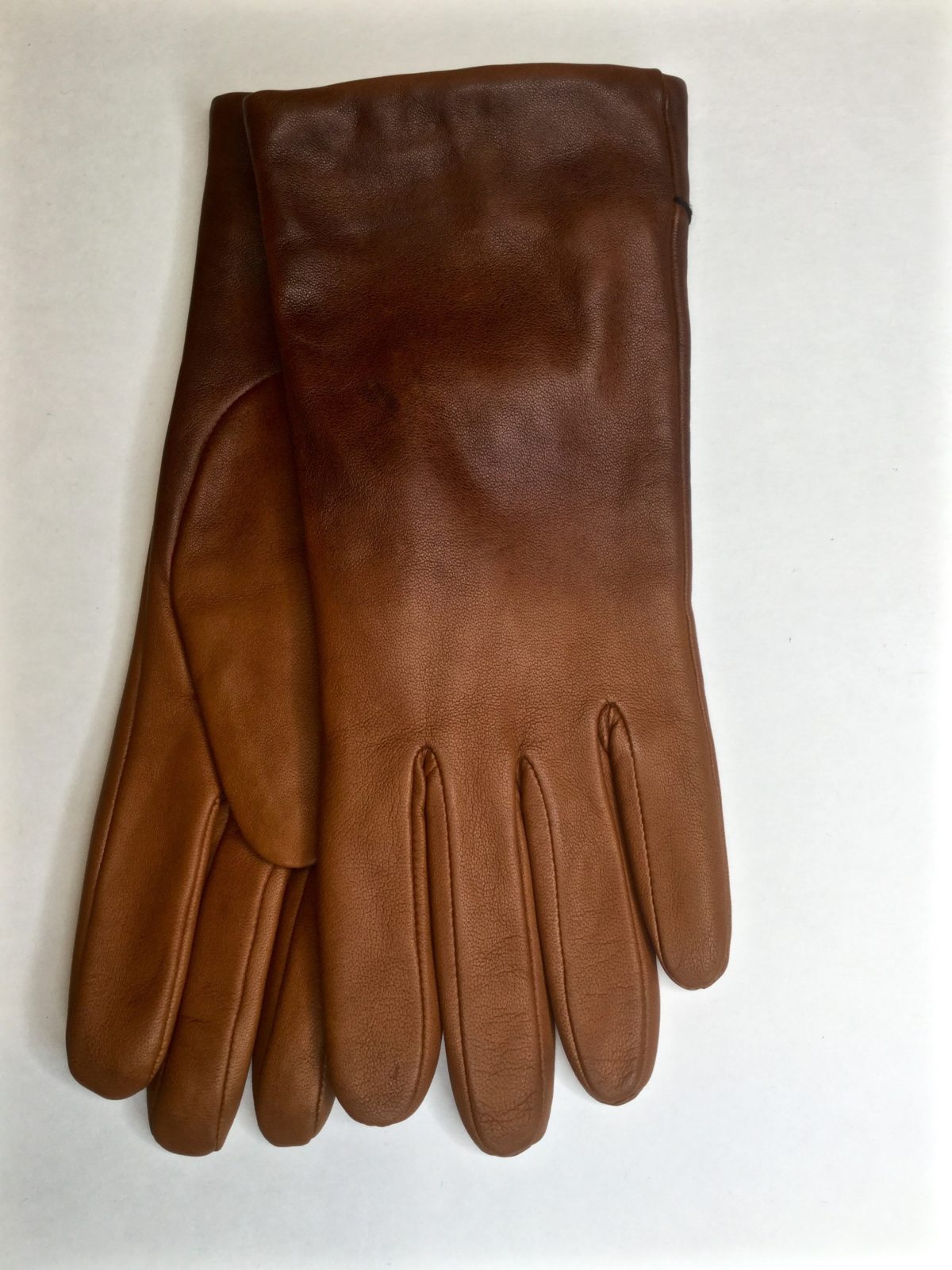 Caroline Amato Gloves /Leather/ Lt Brown Fade - Karen Allen Fiber Arts