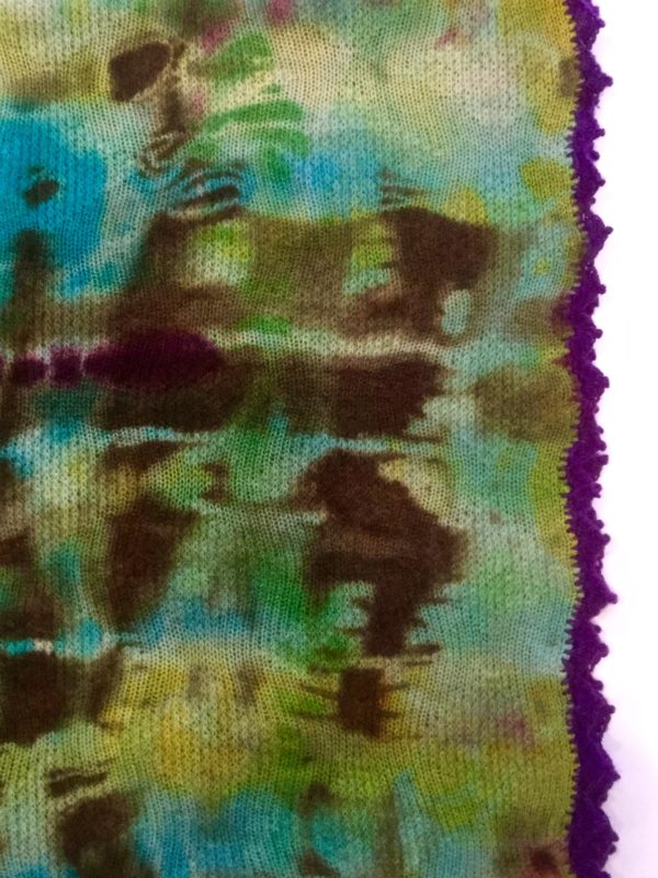 Karen Allen Cashmere / Arline Dyed Shawl / Green Dream Karen Allen