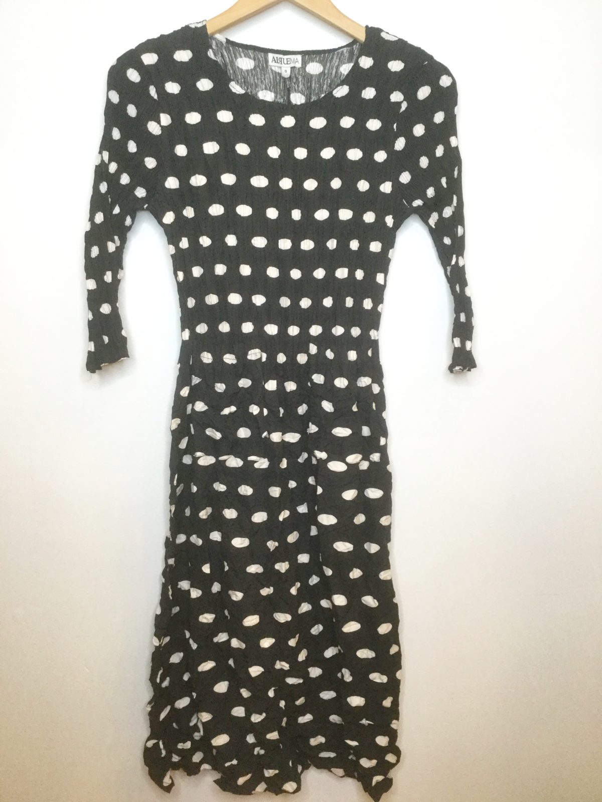 Alquema / Smash Pocket Dress / Elliptical Spot / Black & White - Karen ...