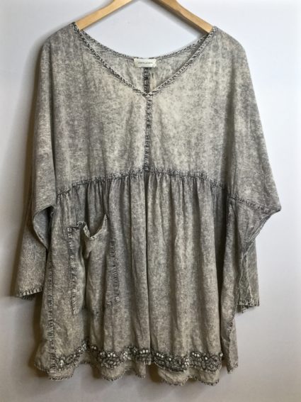 Krista Larson / Charming Shirt / Gray