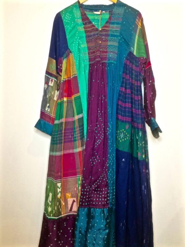 Injiri / Cotton Dress / Magic Madras - Karen Allen Fiber Arts