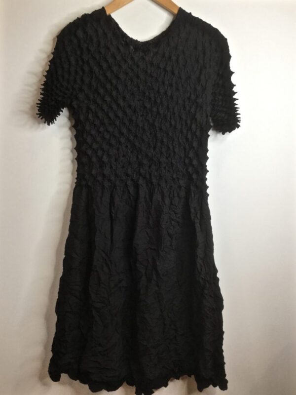 Alquema / Bubble Dress / Black - Karen Allen Fiber Arts