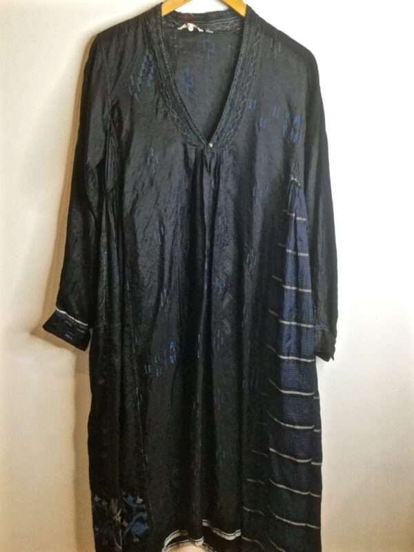 Injiri / Silk Ikat Dress / Jacket - Karen Allen Fiber Arts
