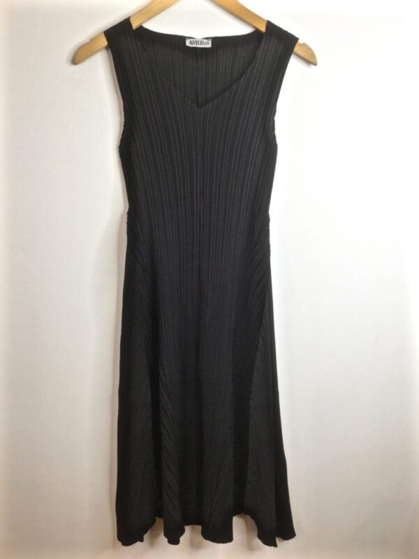 Alquema / Estrella Dress (Short) / Solid Black - Karen Allen Fiber Arts