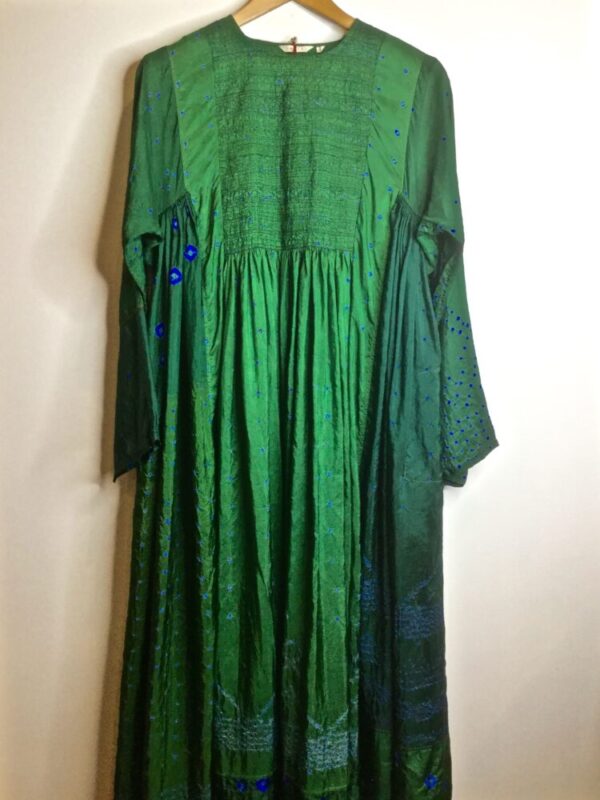 Injiri / Silk Dress / Green Dream - Karen Allen Fiber Arts