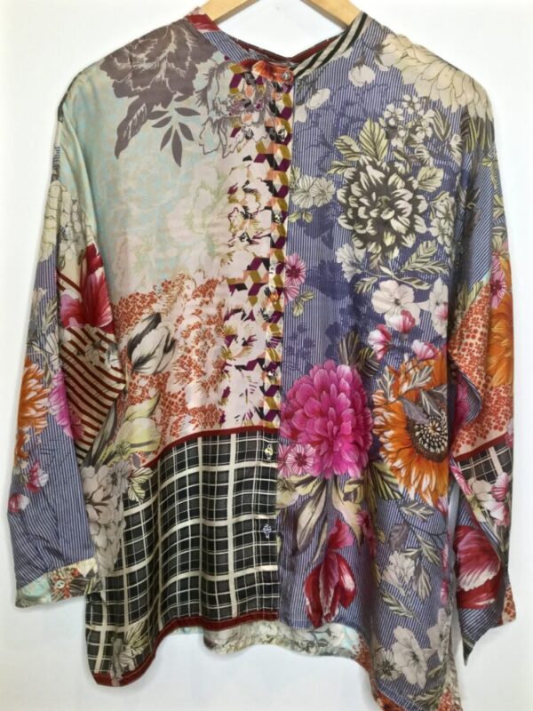 Johnny Was / Millie Lennox Shirt / Floral - Karen Allen Fiber Arts