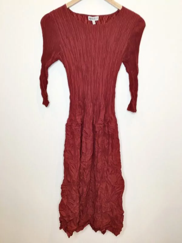 Alquema / Smash Pocket Dress / Ruby - Karen Allen Fiber Arts