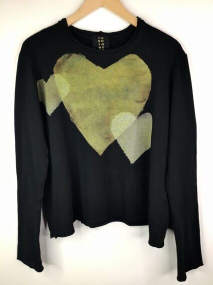 Heyne Bogut / Crop Heart / Lime & Black