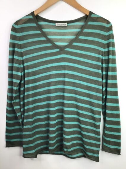 Mirror In The Sky / Cashmere Surya T-Shirt Stripes / Greens