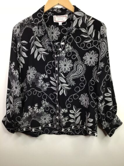 Johnny Was / Silk / Open Neck Shirt / Marana