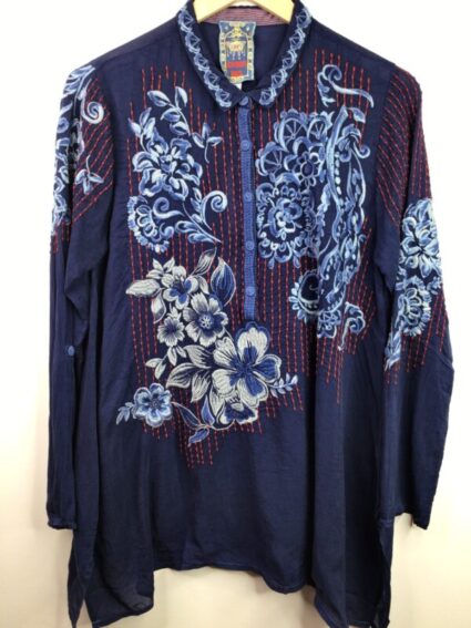 Johnny Was / Rayon / Gilani Tunic / Blue