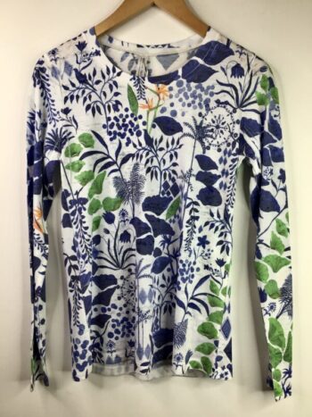 Whimsy Rose / Cotton Blend / Long Sleeve Crew Neck Tee / Petals