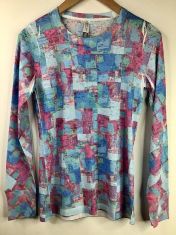Whimsy Rose / Cotton Blend / Baby Waffle Long Sleeve Tee / Collage Cutout