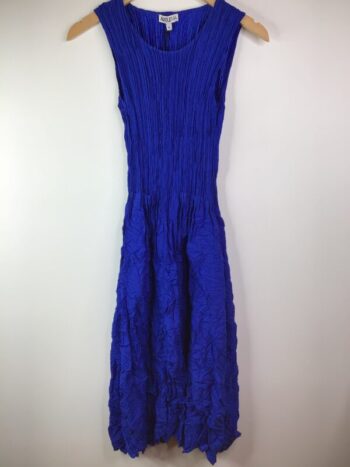 Alquema / Sleeveless Smash Pocket Dress / Royal