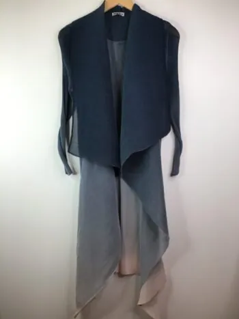 Alquema / Collare Coat Long / Charcoal Goes Light