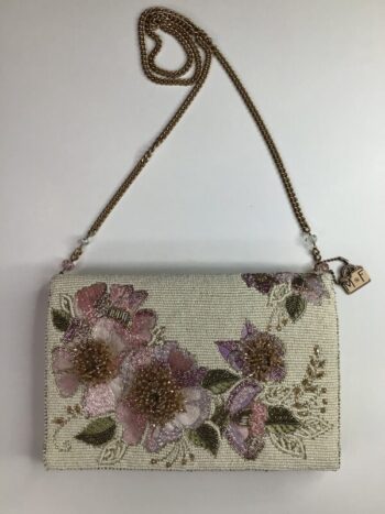 Mary Frances / Beaded Bag / Blushing Blossom