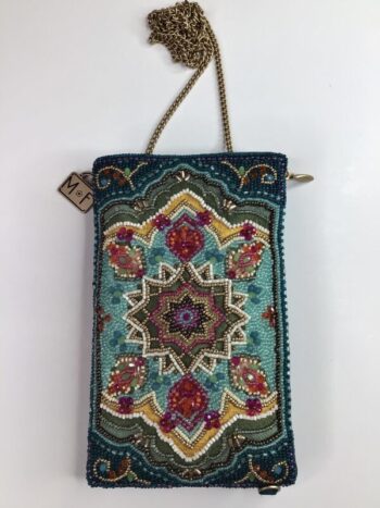 Mary Frances / Beaded Cellphone Bag / Venice