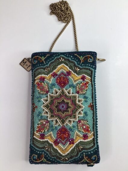 Mary Frances / Beaded Cellphone Bag / Venice