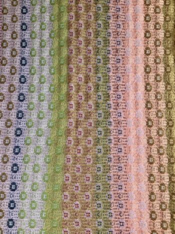 Catherine Andre / Knitted Scarf / Rose Millefi