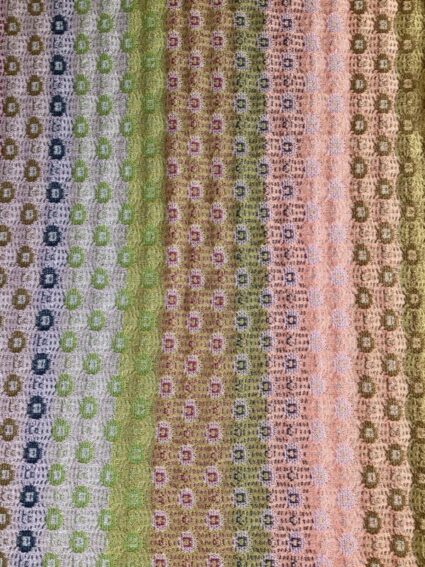 Catherine Andre / Knitted Scarf / Rose Millefi