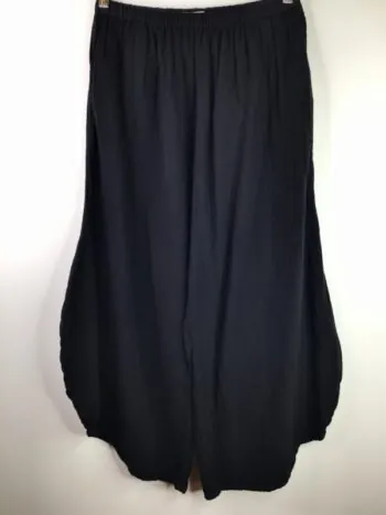Krista Larson / Double Cotton / Basic Pants / Black