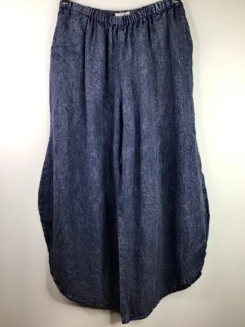 Krista Larson / Linen / Basic Pants / Denim