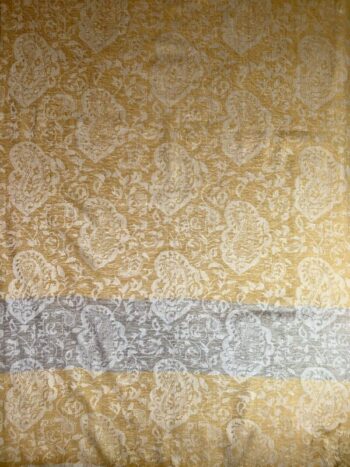 Kashmir / Cashmere Shawl / Gold & Beige Paisley