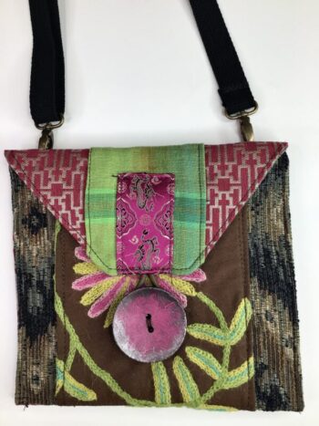 Janet McKinstry / Slim Square-ish Shoulderbag / Crafty