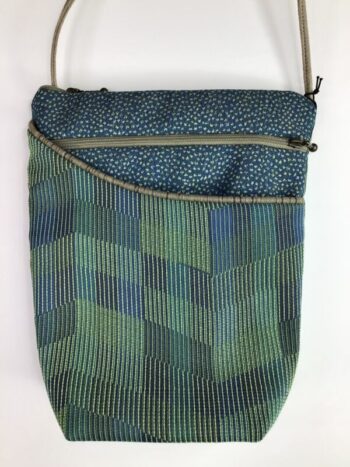 Maruca / City Girl Crossbody / Chevron Green