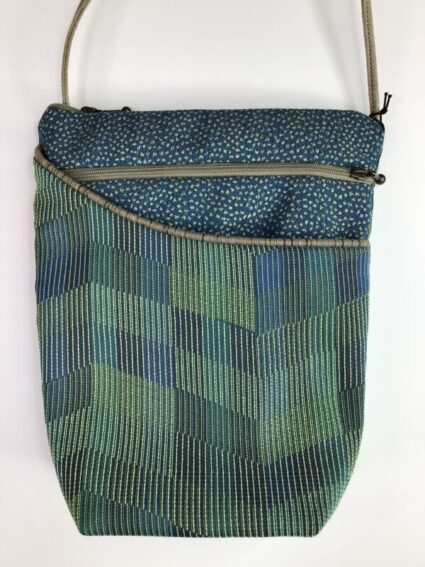Maruca / City Girl Crossbody / Chevron Green