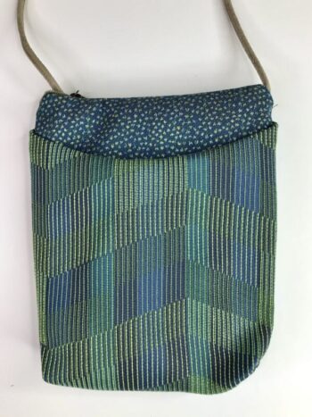 Maruca / Busy Bee Crossbody / Chevron Green