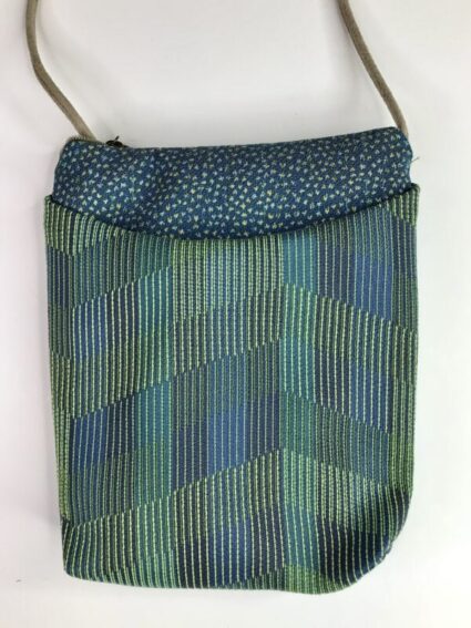 Maruca / Busy Bee Crossbody / Chevron Green