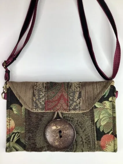 Janet McKinstry / Slim Horizontal Shoulder Bag / Orchard