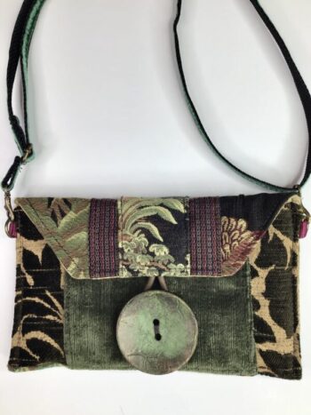 Janet McKinstry / Slim Horizontal Shoulder Bag / Jungle