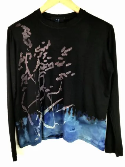 Heyne Bogut / Long Sleeve Crew Neck Tee / Oriental