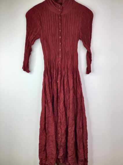 Alquema / Coat Dress / Ruby