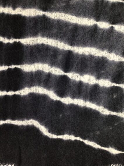 Mirror In The Sky / Lightweight Open Knitted Tie Dye Shawl / Vortex & Steel