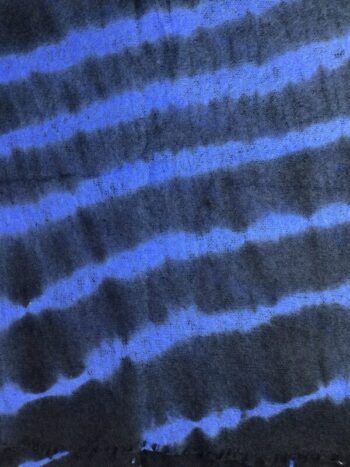 Mirror In The Sky / Lightweight Open Knitted Shawl Tie Dye / Uniform & Royal