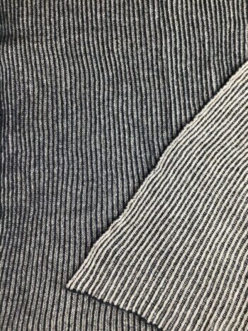 Mirror In The Sky / Ribbed Two-Tone Long Scarf / Vortex and Horn