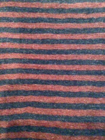 Botto Giuseppe / Cashmere / Red & Blue Stripe Scarf