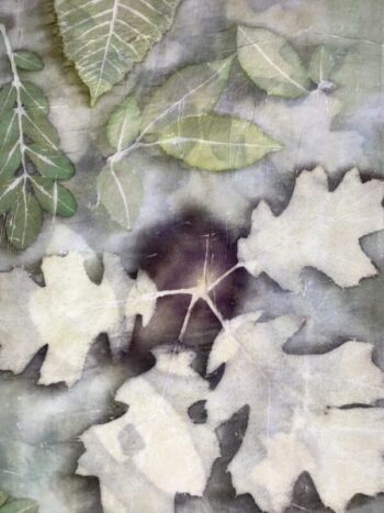 Margaret Erwin / Silk Scarf / Light Oak