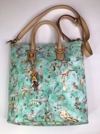 Piero Guidi / Magic Circus / Borsa Amano Handbag / Turquoise