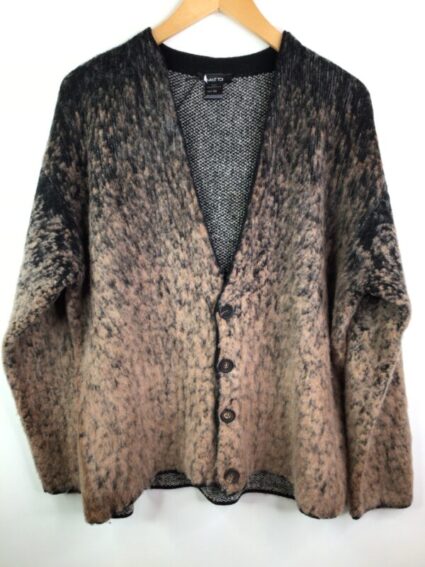 Avant Toi / Wool Cashmere Blend / Jacquard Cardigan / Antilope