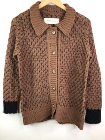 Margara Shaw / Wool & Cotton Blend / Jo Cardigan / Mocha