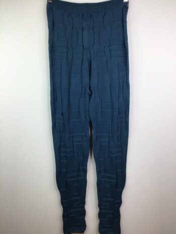 M & Kyoko / Paper Poly Nylon Blend / Tuck Legging Blue