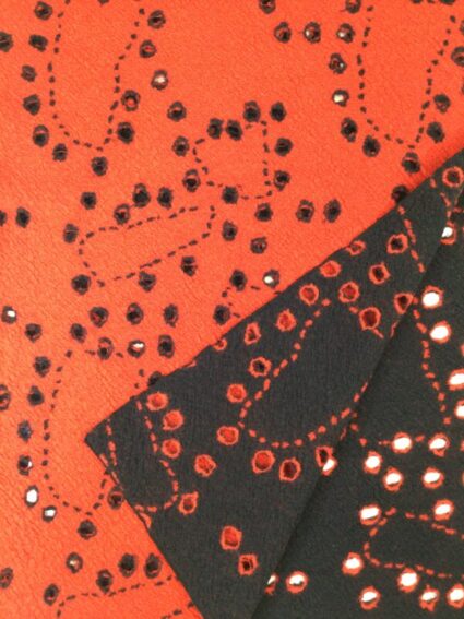 M & Kyoko / Wool / Red & Black Shawl