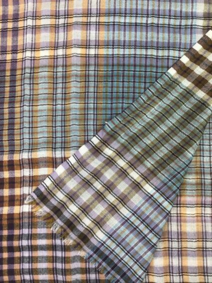 Epice / Wool / Muted Checks Shawl