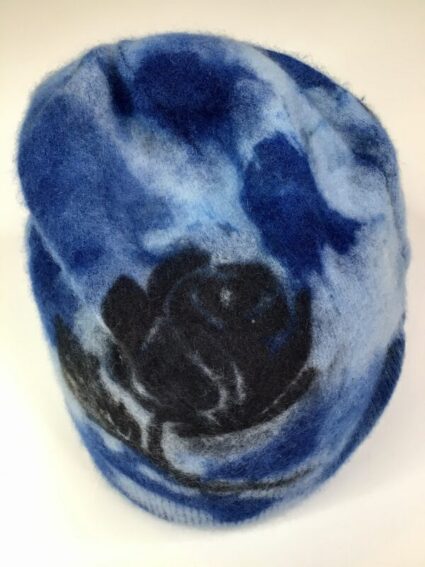 Galadriel Mattei / Cashmere / Roller Brim Hat / Blue Rose